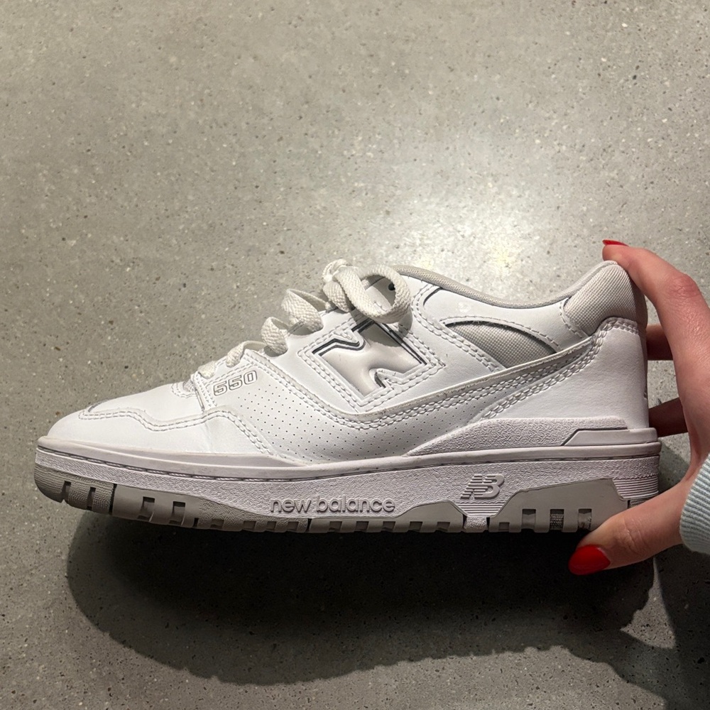 New Balance White 550 Sneakers